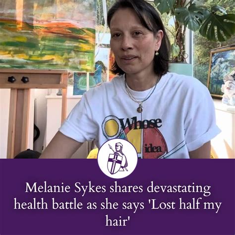 Express - Melanie Sykes has opened up in a heartrending health