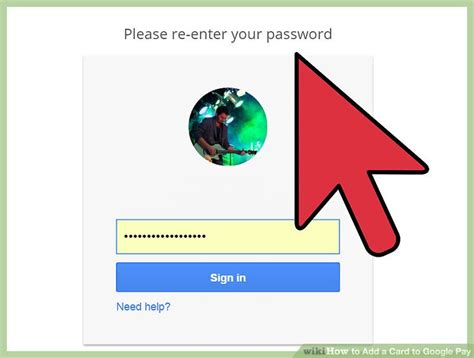how to add a card to google