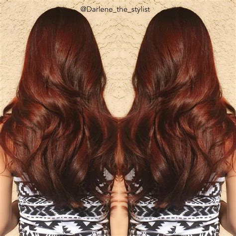 dark brown copper hair color 4