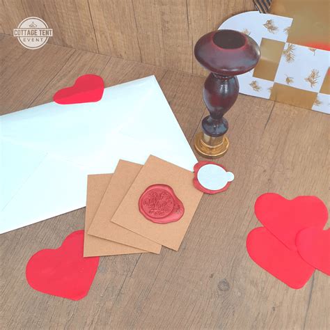 "WITH LOVE" Wax Seal Sticker, Wax Label, Envelope Seals, Self-Adhesive ...