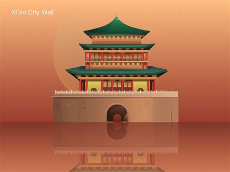 city_xian by Lisa on Dribbble