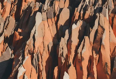 large rock formation  ridgesai generated stock illustration