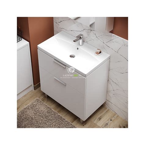 Cersanit CITY Szafka z umywalką 60 cm S801-422 biała - LazienkiABC.pl