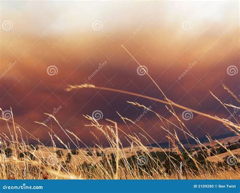 Fire clouds stock photo. Image of herald, horizon, australia - 2109280