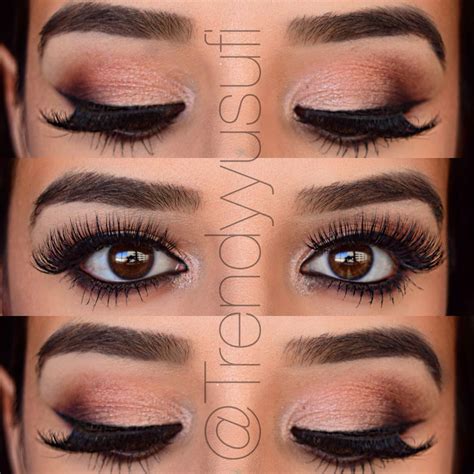 Soft eye look done by TrendyYusufi-- email mi*****@***** for bookings ...