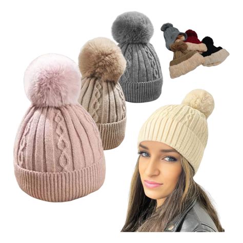 Touca Feminina De Frio - Gorro Touca Feminina De Frio De Lã Forrada Adulto | Shopee Brasil