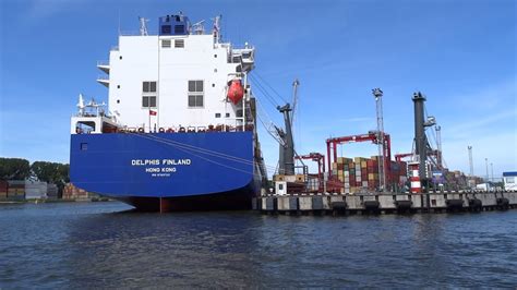 Container terminal in Baltiysk - YouTube