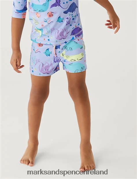 marks spencer baby pk sea creatures swim trunks multi clothing