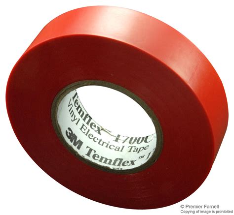 TEMFLEX 1500 RED 3m, Electrical Insulation Tape, PVC (Polyvinyl
