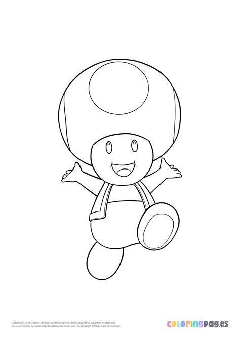 toad coloring pages 8