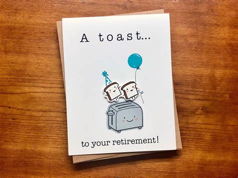 Funny Retirement Card, Happy Retirement Congratulations Card, Coworker