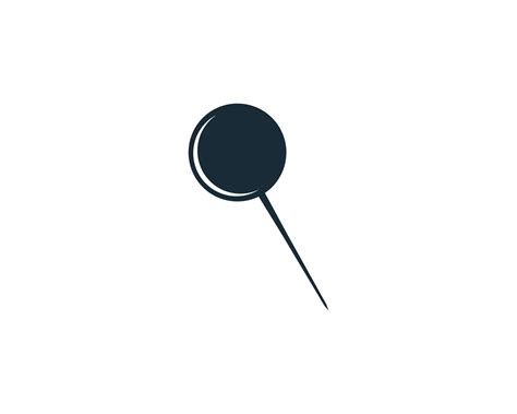 push pin locate  map icon design template elements  vector art