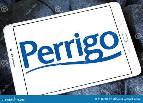 perrigo company logo editorial stock image image  label