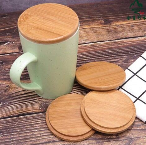 wooden mug lid custom coffee mug  lid custom mug printing