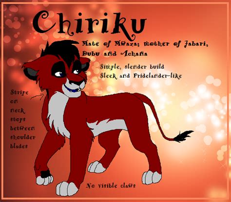 Chiriku - lions and pokes and puppies oh mai
