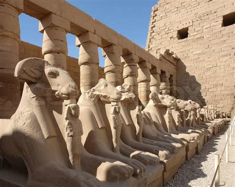 precinct  amun   egypt stock image colourbox