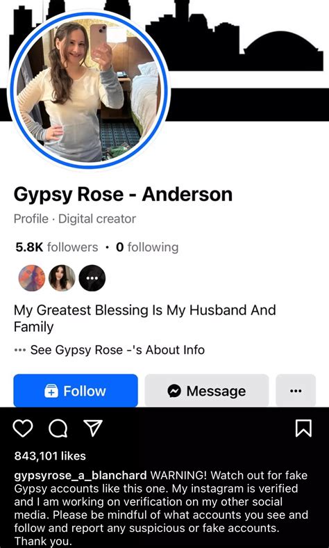 Gypsy Rose issues social media warning just after leaving prison