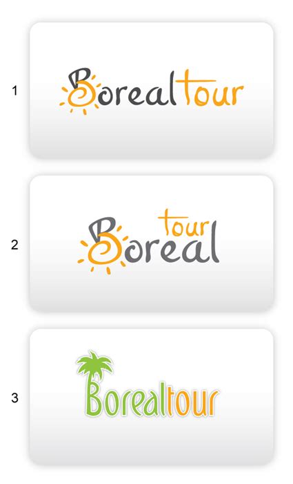 Логотип для тур фирмы Boreal Tour - Demiart