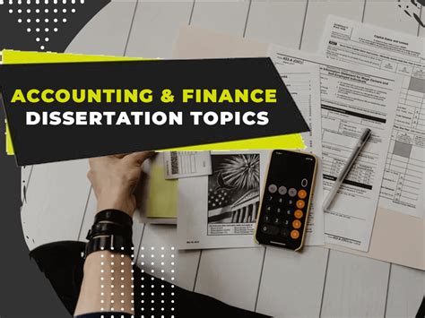 accounting  finance dissertation topics dissertation proposal