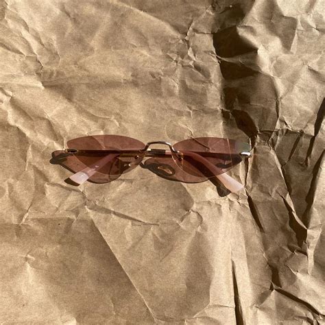 Pink Aldo reflective lens glasses!! - Depop