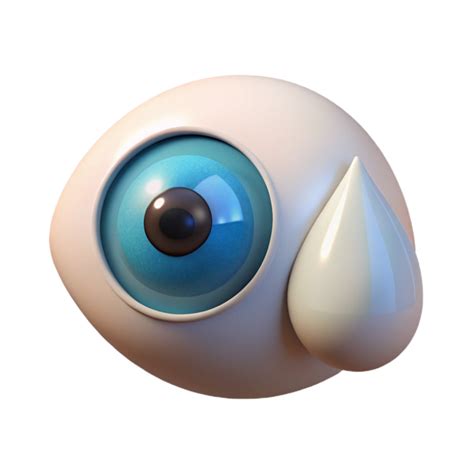 striking memorable  single realistic human eye   teardrop