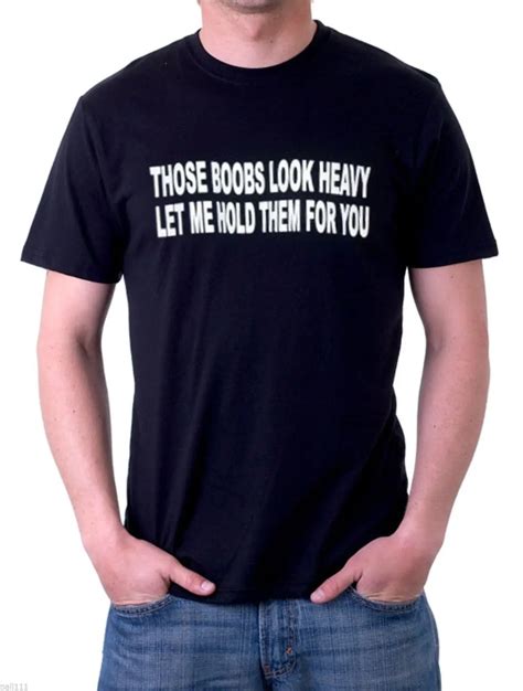 Boobs Funny Black Shirt 4xl New Tops Tee Unisex Photos Text - AliExpress