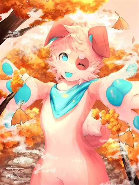 saturn anime character   woods juno  protogen anthro sylveon