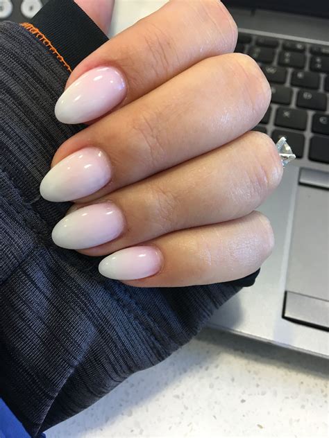 Ombré French with gel powder | Gel powder, Powder nails, Gel powder nails