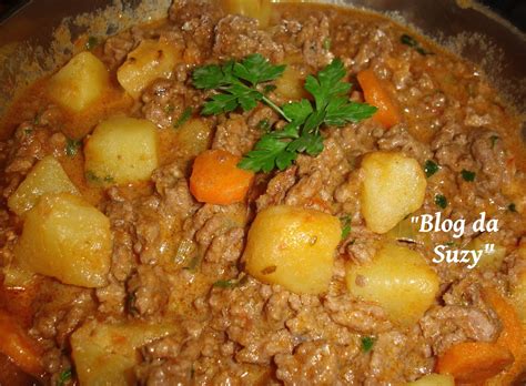 Carne Moída É Remosa - Blog da Suzy : Carne Moída Cremosa com Legumes