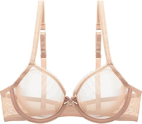 aislor damen transparent bh push  bra bralette mit bugel sexy mesh