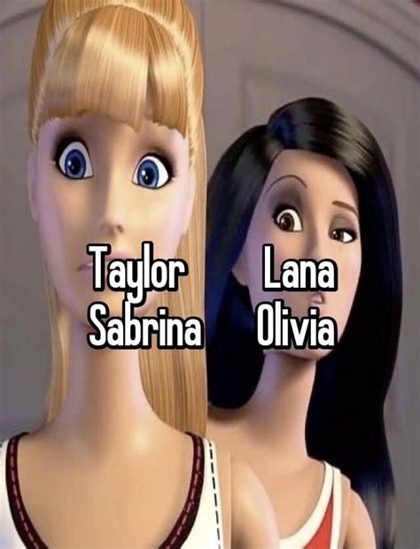 Taylor+Lana and Sabrina+Olivia | Sabrina, Taylor swift videos, Olivia