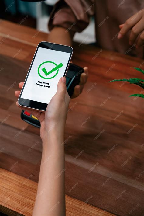 Premium Photo | Qr code is displayed on screen for cashless payment