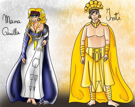 .: Mama Quilla and Inti :. by ArgieArgie on DeviantArt