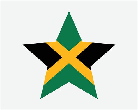 Jamaica Star Flag 26422710 Vector Art at Vecteezy