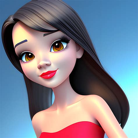 , Cartoon, 3D,beauty - Arthub.ai
