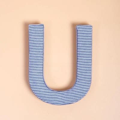 Buy/Send Fabric Letter Blue Online | IGP | JVS1232757