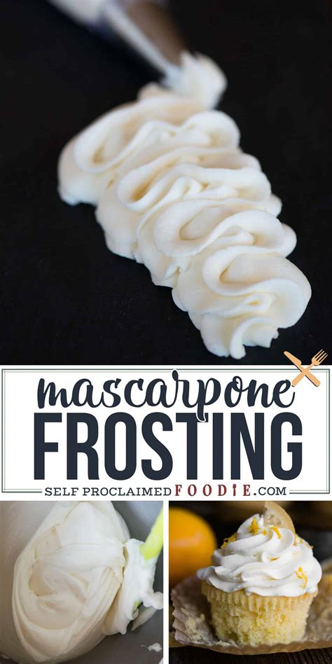 Mascarpone Frosting - Self Proclaimed Foodie