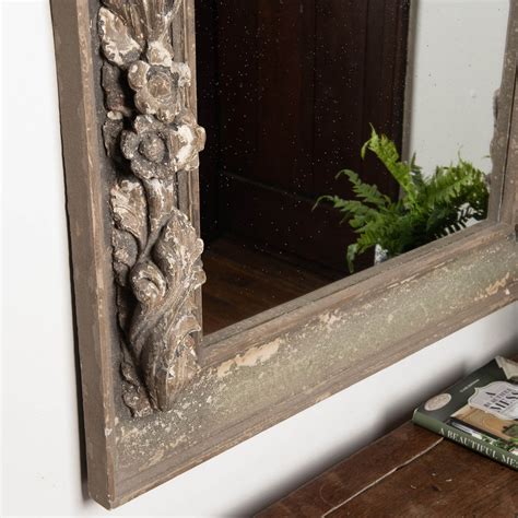 rustic wooden mirror rectangular wall mounted mirror hendersons
