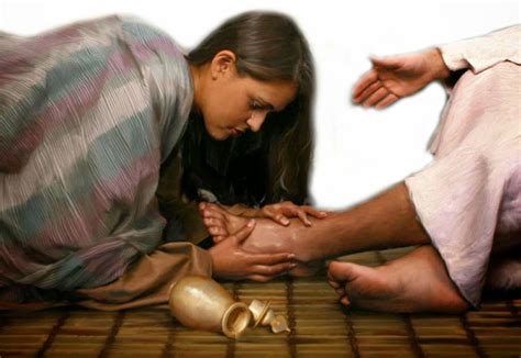 Mulher Que Ungiu Os Pes De Jesus