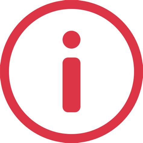 Info rouge bouton - Icônes Musique et multimédia
