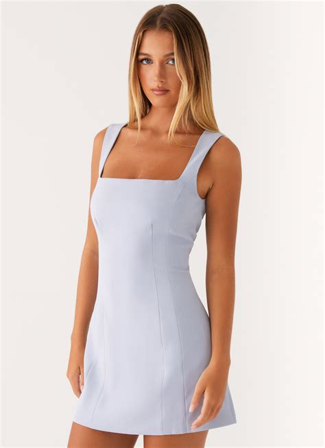 Lucky Charm Mini Dress - Blue – Peppermayo US
