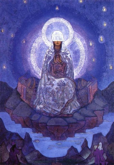 Mother of the World | Nicholas roerich, Divine mother, Visionary art