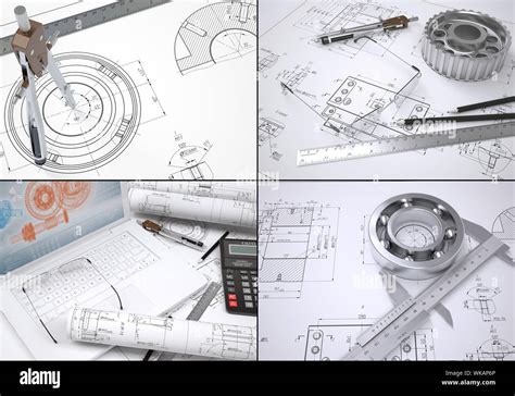 Mechanical Drawing Tools Bearing High Resolution Stock Photography and ...
