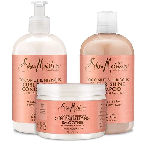 Shea Moisture Coconut & Hibiscus Frizz-Free Curl Mousse 7.5oz