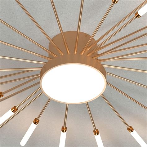 Nowoczesna lampa sufitowa LED ściemniana za pomocą pilota oświetlenie ...