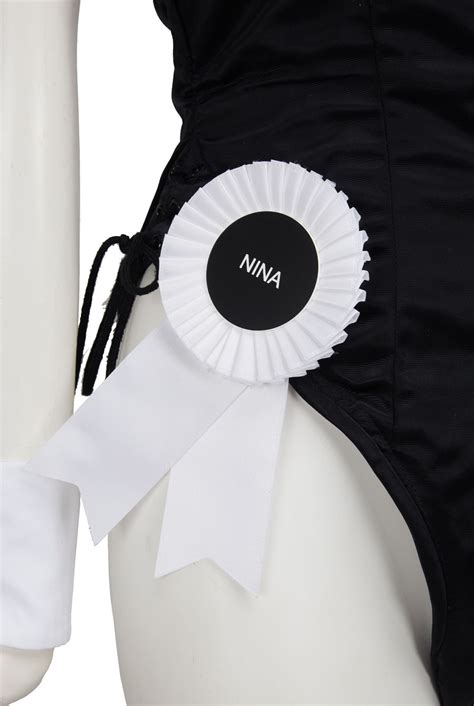 Playboy Archive |Playmate of the Year Nina Daniele Black Bunny Costume