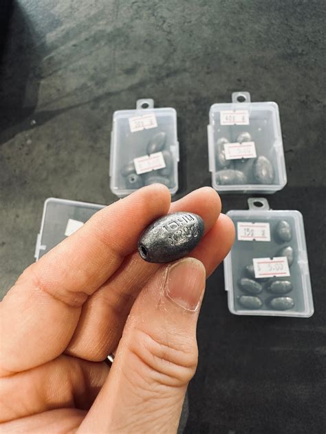 Olive Shape Weights Lead Sinkers – Lohas Fishing