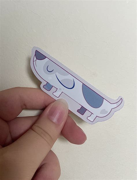 bluey long dog printable 1