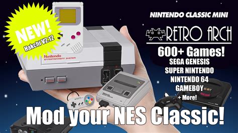 Mod your NES Classic - Retro Arch! SNES, N64 and More! - YouTube