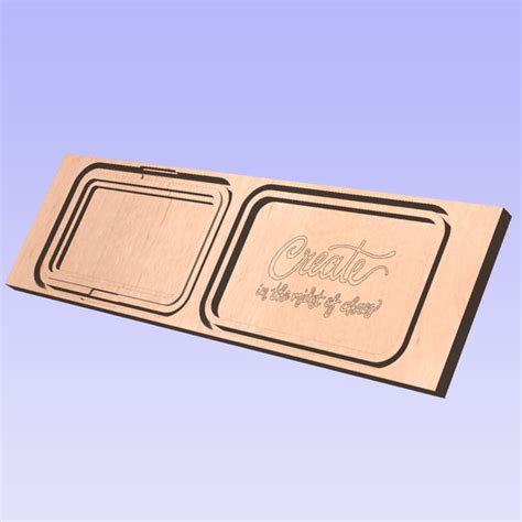 Large Wooden Jewelry Box CNC Plans, Downloadable and Customizable
